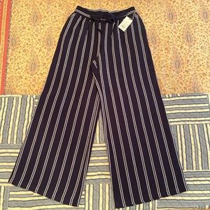 Stripped Wide Leg Pants